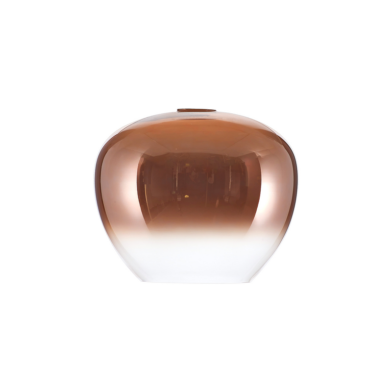 Load image into Gallery viewer, C-Lighting Chisel 240mm x H200mm Inverted Trapezium, Copper/Clear - 57084
