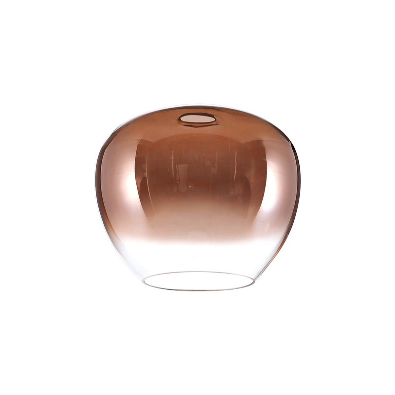 Load image into Gallery viewer, C-Lighting Chisel 240mm x H200mm Inverted Trapezium, Copper/Clear - 57084
