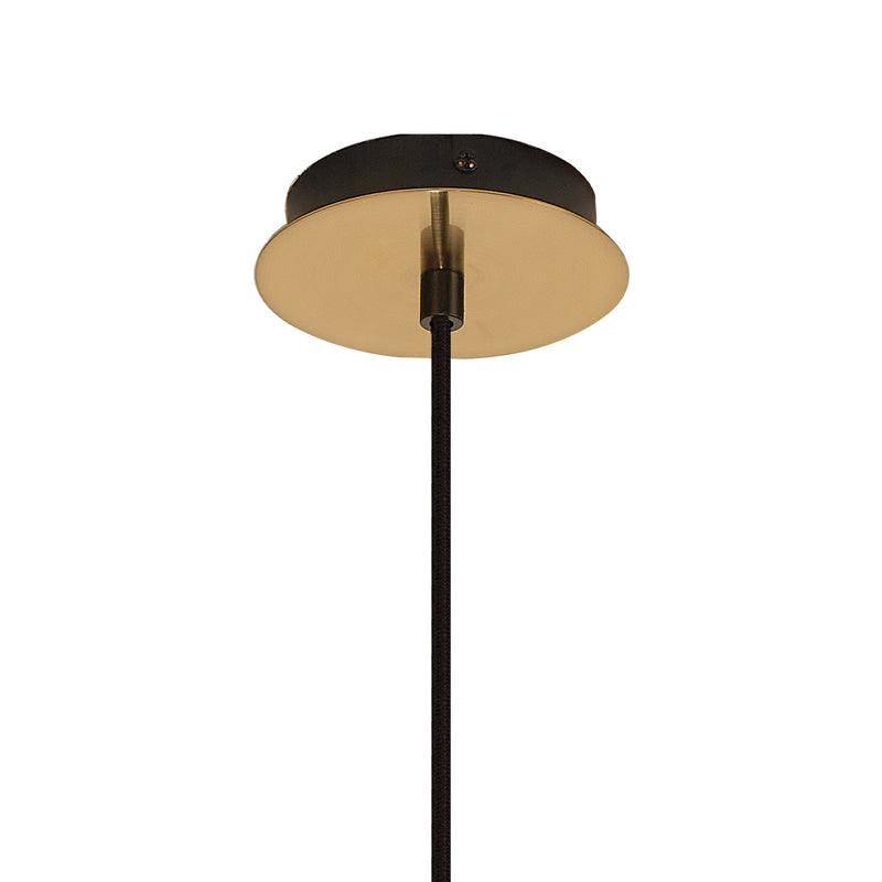 Load image into Gallery viewer, C-Lighting Chisel Mini Suspension Kit, 1 x E27, Brass Gold/Matt Black - 57249
