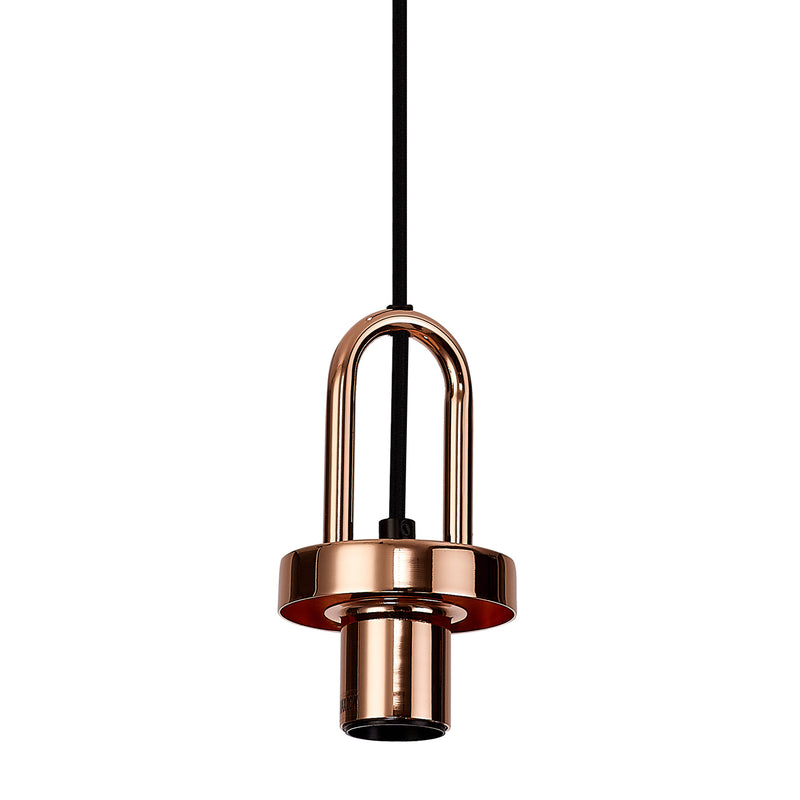 Load image into Gallery viewer, C-Lighting Chisel Mini Suspension Kit, 1 x E27, Copper/Matt Black - 57250

