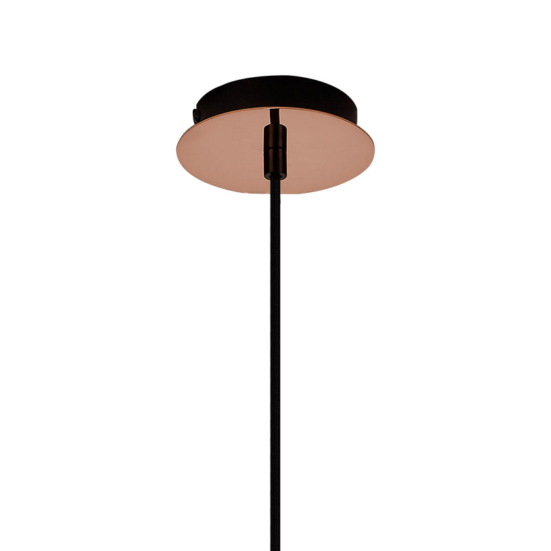 Load image into Gallery viewer, C-Lighting Chisel Mini Suspension Kit, 1 x E27, Copper/Matt Black - 57250
