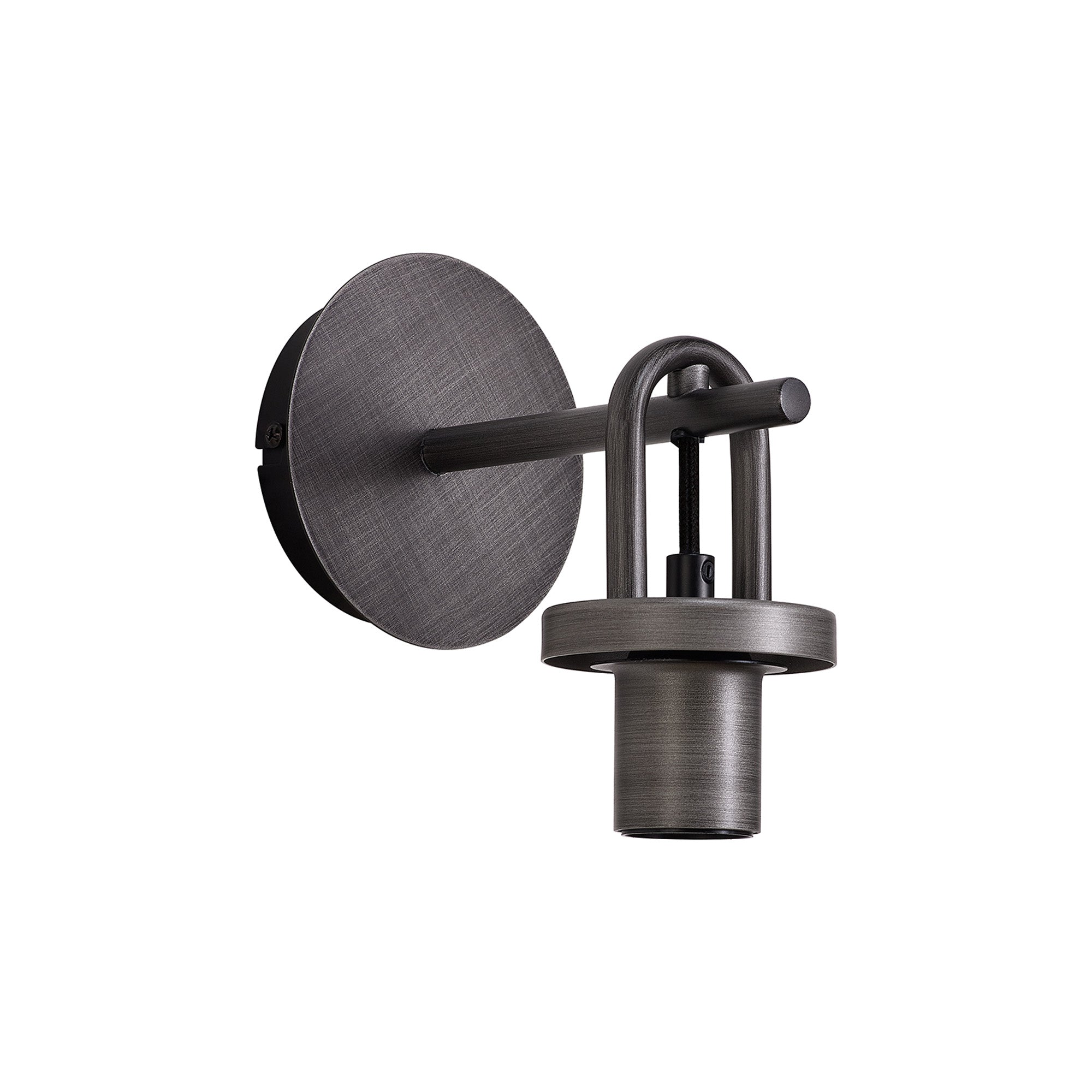 C-Lighting Chisel Mini Wall Light Switched, 1 x E27, Aged Pewter - 572 ...