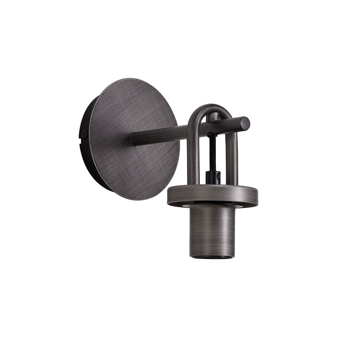 C-Lighting Chisel Mini Wall Light Switched, 1 x E27, Aged Pewter - 57251