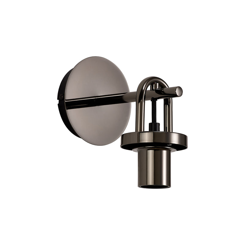Load image into Gallery viewer, C-Lighting Chisel Mini Wall Light Switched, 1 x E27, Black Chrome - 57253
