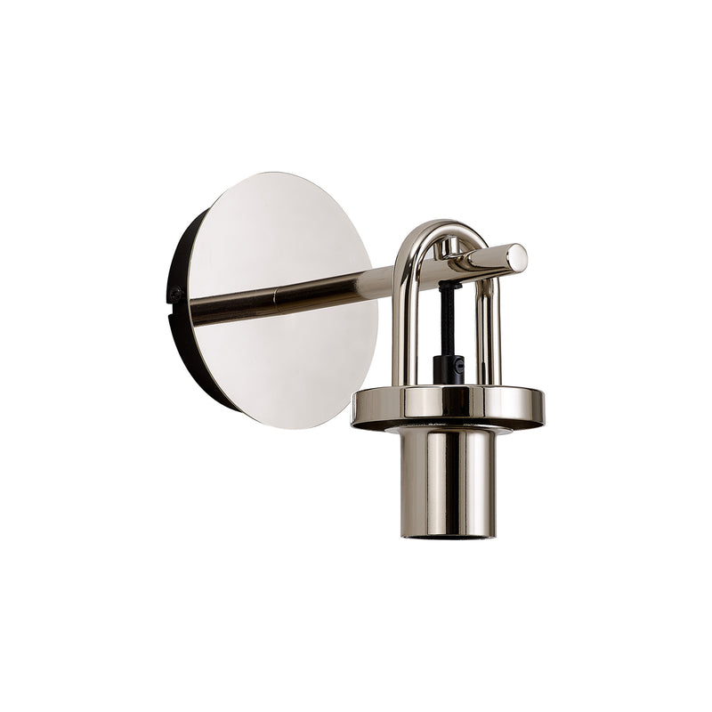 Load image into Gallery viewer, C-Lighting Chisel Mini Wall Light Switched, 1 x E27, Polished Nickel - 57257
