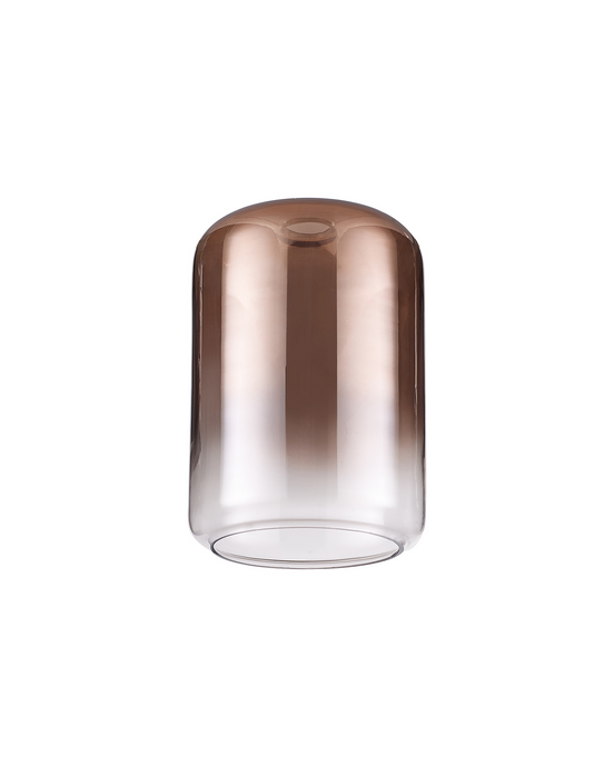 C-Lighting Capel 120x170mm Cylinder Glass, Copper/Clear - 57266