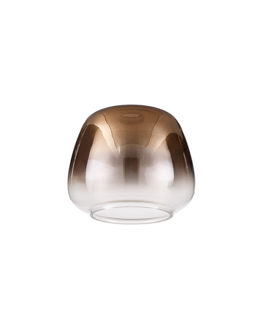 C-Lighting Capel 150x120mm Trapezium Copper/Clear Glass Shade - 57301