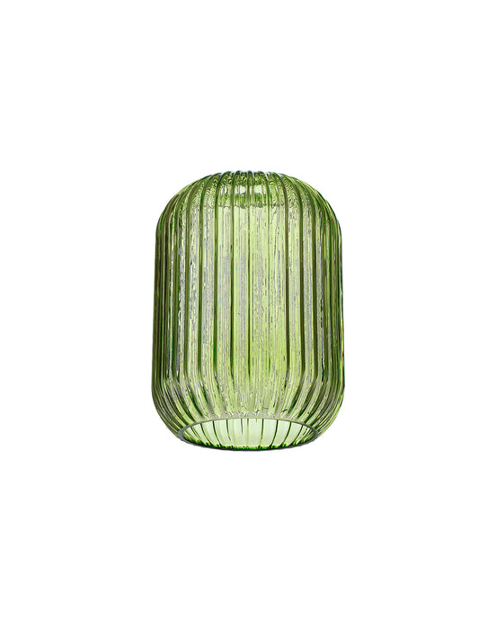 C-Lighting Capel 120x170mm Tubular Ribbed Glass, Green - 57307