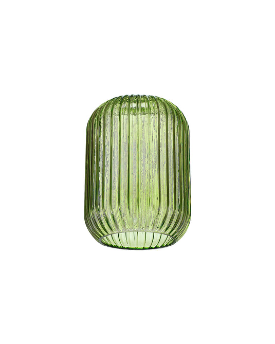 C-Lighting Capel 120x170mm Tubular Ribbed Glass, Green - 57307