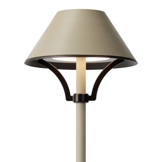 C-Lighting Elaine Table Lamp Rechargeable, 1.8W LED, 3000K, 160lm, 3-Step Dimming, Cream/Bronze - 57418