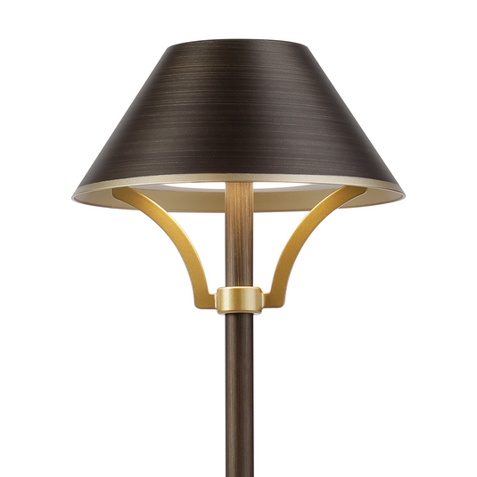 C-Lighting Elaine Table Lamp Rechargeable, 1.8W LED, 3000K, 160lm, 3-Step Dimming, Bronze/Gold - 57421