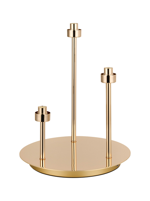 C-Lighting Capel French Gold 3 Light G9 Round Table Lamp, Suitable For A Vast Selection Of Glass Shades - 58904