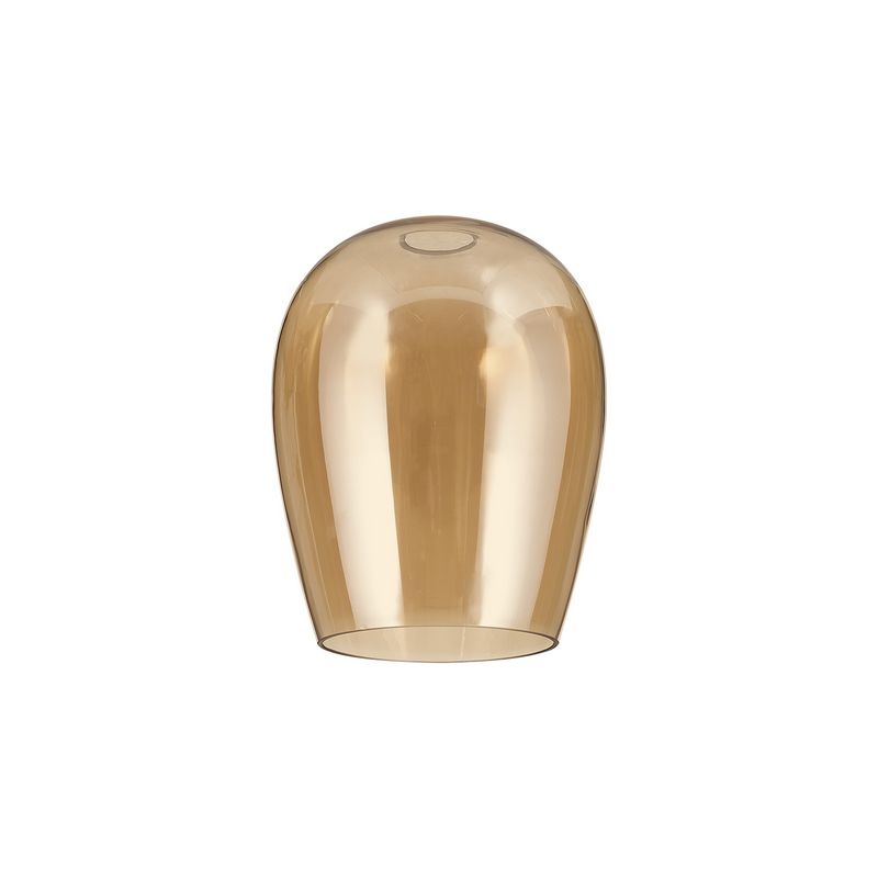 Load image into Gallery viewer, C-Lighting Budapest 200mm x 255mm Amber Plated Wine Glass Shade - 59448
