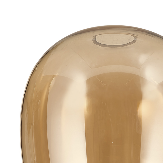 C-Lighting Budapest 200mm x 255mm Amber Plated Wine Glass Shade - 59448
