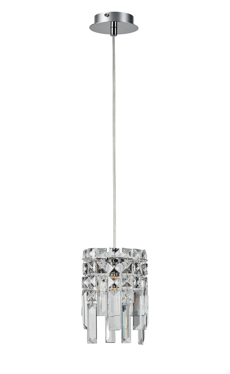 Load image into Gallery viewer, C-Lighting Joy Pendant, 1 x G9, IP44, Polished Chrome/Crystal - 59454
