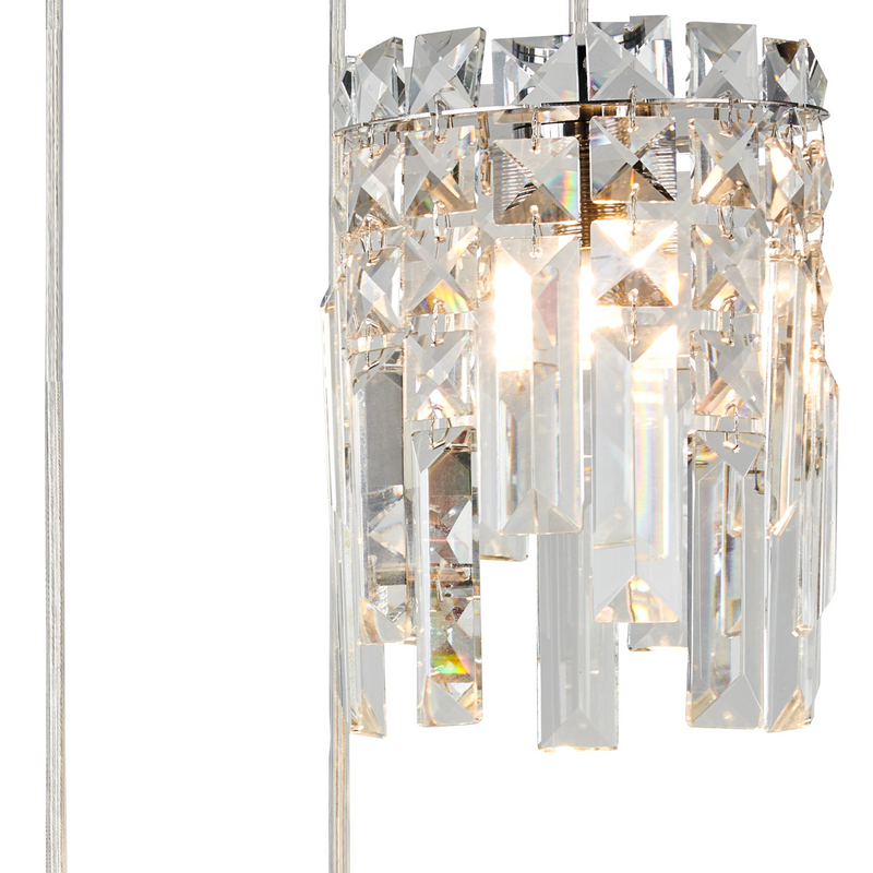 Load image into Gallery viewer, C-Lighting Joy Pendant, 3 x G9, IP44, Polished Chrome/Crystal - 59455
