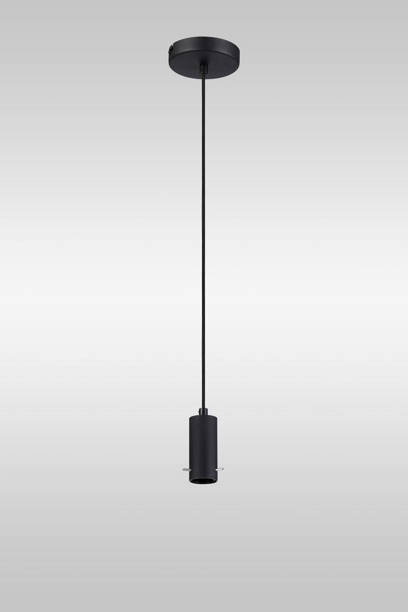 Load image into Gallery viewer, C-Lighting Hektor Single Suspension Kit, 1 x E27, Sand Black Suitable For A Vast Selection Of Shades - 59679
