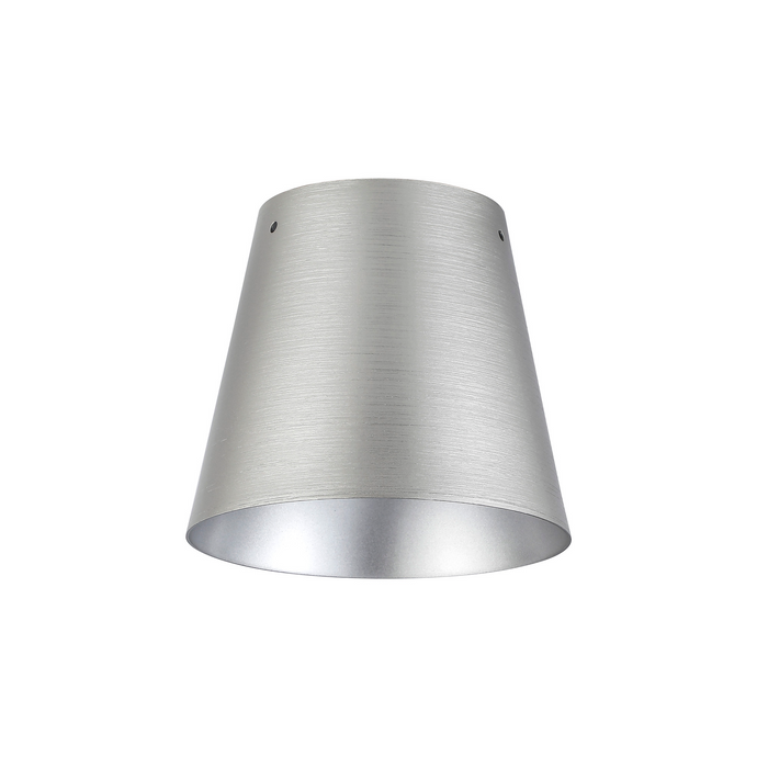 C-Lighting Hektor 16cm x 14cm Light Grey/Silver Metal Shade  - 59687