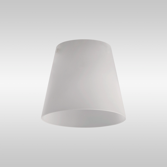 C-Lighting Hektor 16cm x 14cm Frosted White Glass Shade  - 59688