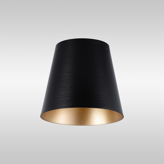 C-Lighting Hektor 16cm x 14cm Black/Gold Metal Shade  - 59689