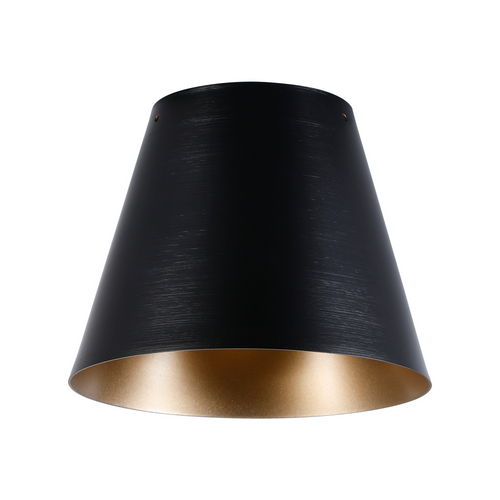 C-Lighting Hektor 23cm x 18cm Black/Gold Metal Shade  - 59691