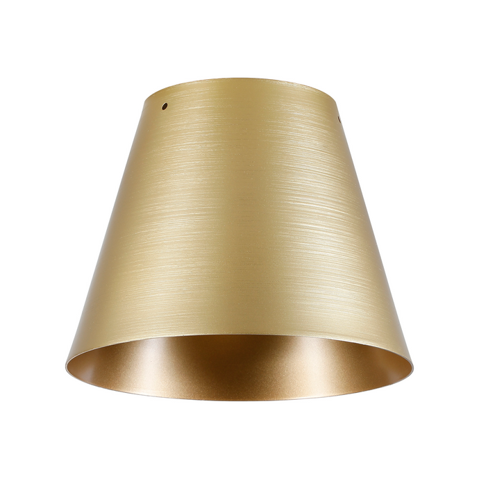 C-Lighting Hektor 23cm x 18cm Brass/Gold Metal Shade  - 59693