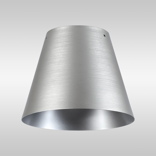 C-Lighting Hektor 23cm x 18cm Light Grey/Silver Metal Metal Shade  - 59694