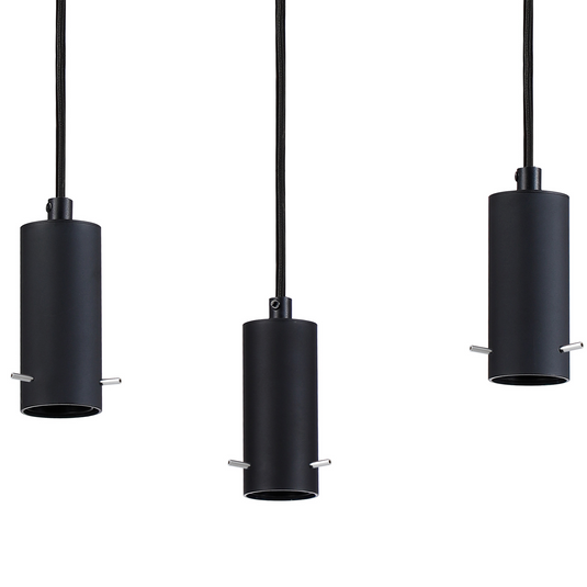C-Lighting Hektor Ring Suspension Kit, 3 x E27, Sand Black Suitable For A Vast Selection Of Shades - 59698