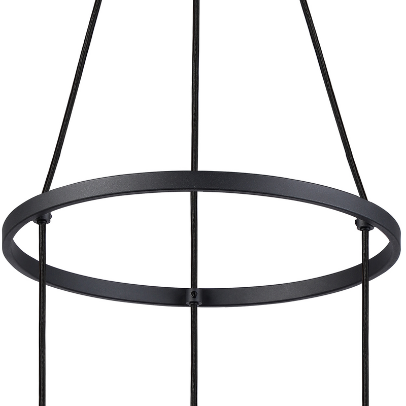Load image into Gallery viewer, C-Lighting Hektor Ring Suspension Kit, 3 x E27, Sand Black Suitable For A Vast Selection Of Shades - 59698
