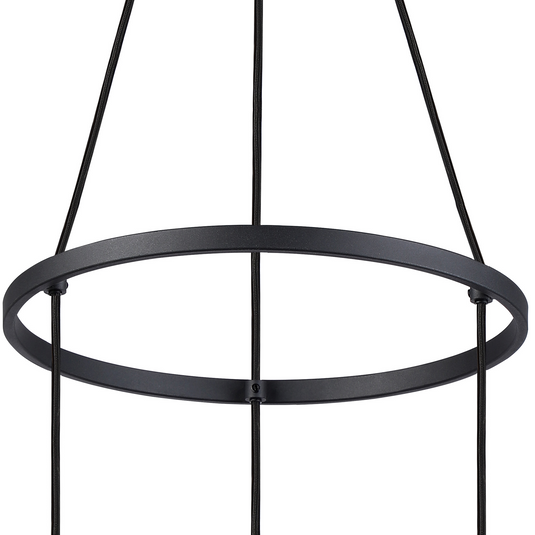C-Lighting Hektor Ring Suspension Kit, 3 x E27, Sand Black Suitable For A Vast Selection Of Shades - 59698