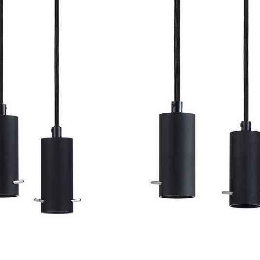 C-Lighting Hektor Ring Suspension Kit, 5 x E27, Sand Black Suitable For A Vast Selection Of Shades - 59699
