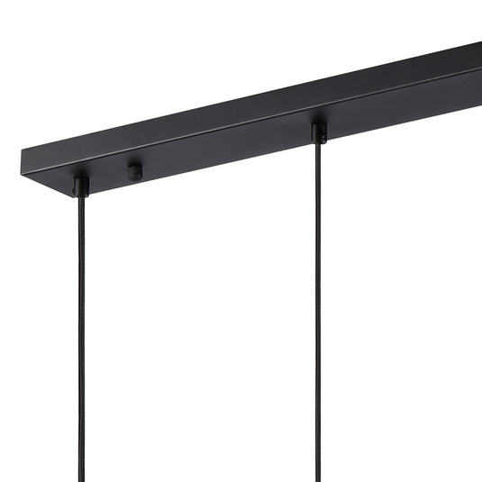C-Lighting Hektor Linear Suspension Kit, 3 x E27, Sand Black Suitable For A Vast Selection Of Shades - 59700