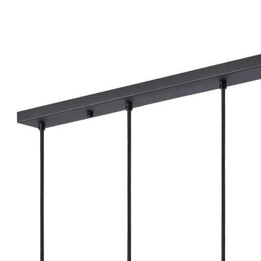 C-Lighting Hektor Linear Suspension Kit, 5 x E27, Sand Black Suitable For A Vast Selection Of Shades - 59701