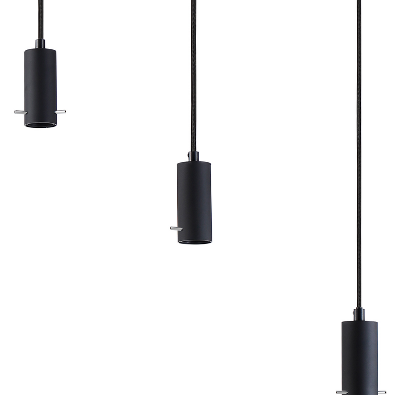 Load image into Gallery viewer, C-Lighting Hektor Linear Suspension Kit, 5 x E27, Sand Black Suitable For A Vast Selection Of Shades - 59701
