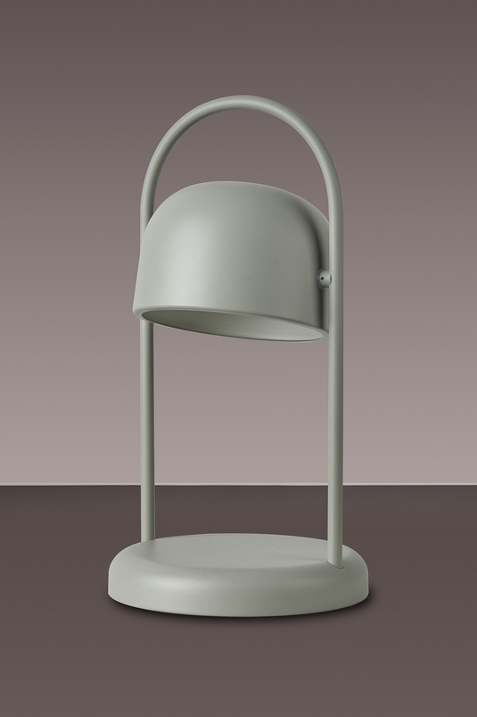 C-Lighting Laurel Table Lamp, 1 x E27, Sand Grey - 59713