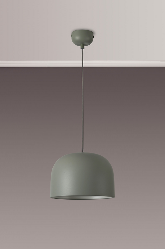 C-Lighting Laurel 22cm Pendant, 1 x E27, Sand Grey - 59721