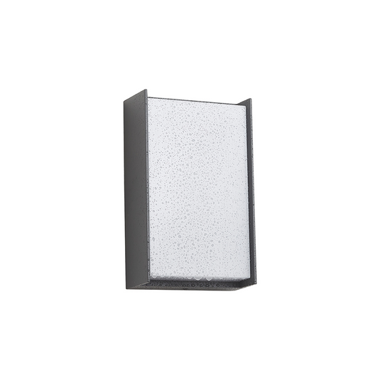 C-Lighting Verge Wall Lamp, 1 x 10W LED, 3000K, 500lm, IP65, Dark Grey/Opal, 3yrs Warranty  - 59730