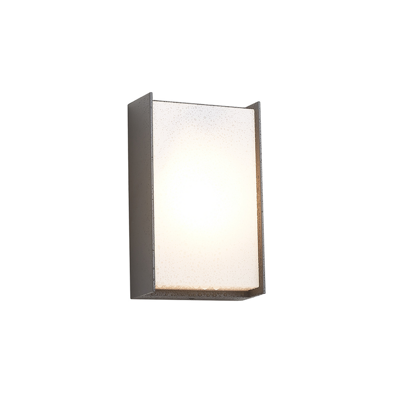 Load image into Gallery viewer, C-Lighting Verge Wall Lamp, 1 x 10W LED, 3000K, 500lm, IP65, Dark Grey/Opal, 3yrs Warranty  - 59730
