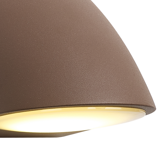 C-Lighting Kawa Wall Lamp, 1 x GU10, IP54, Dark Brown/Opal  - 59732