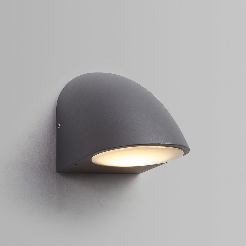 Load image into Gallery viewer, C-Lighting Kawa Wall Lamp, 1 x GU10, IP54, Dark Grey/Opal  - 59733
