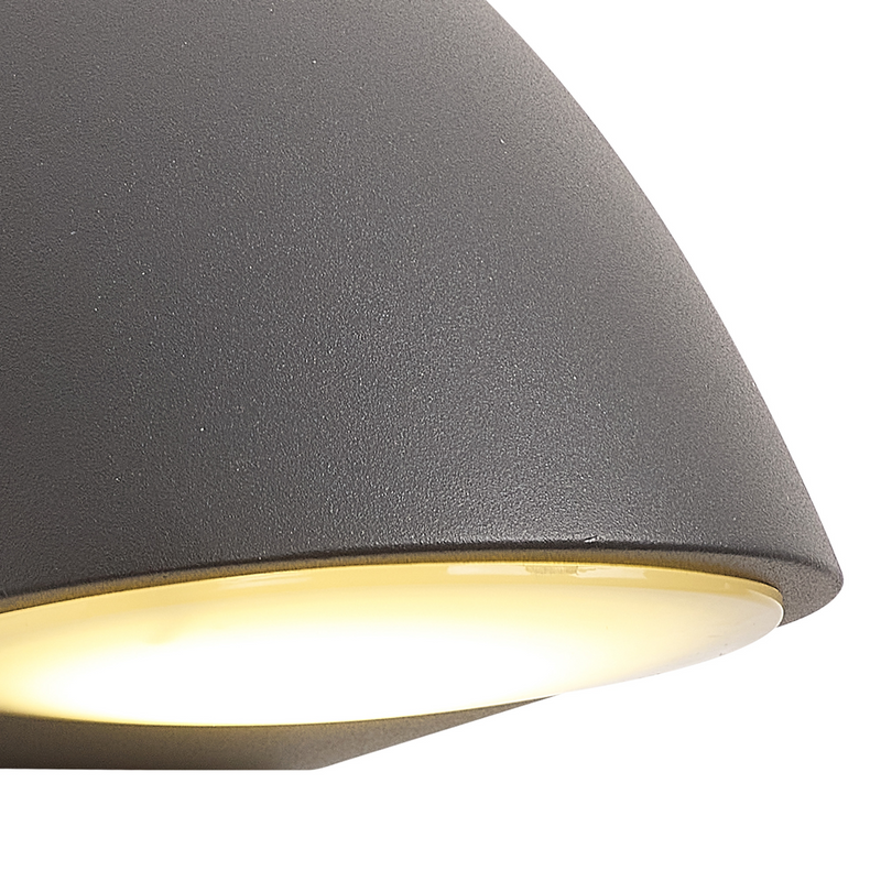 Load image into Gallery viewer, C-Lighting Kawa Wall Lamp, 1 x GU10, IP54, Dark Grey/Opal  - 59733
