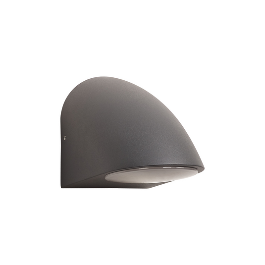 C-Lighting Kawa Wall Lamp, 1 x GU10, IP54, Dark Grey/Opal  - 59733