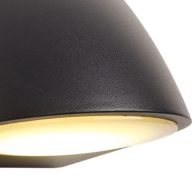 Load image into Gallery viewer, C-Lighting Kawa Wall Lamp, 1 x GU10, IP54, Matt Black/Opal  - 59734
