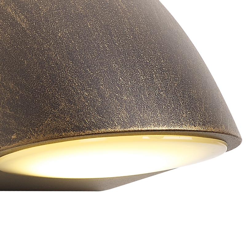 Load image into Gallery viewer, C-Lighting Kawa Wall Lamp, 1 x GU10, IP54, Black/Brushed Gold/Opal  - 59735
