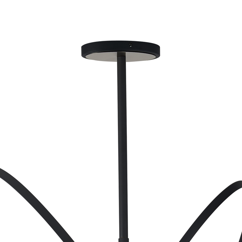 Load image into Gallery viewer, C-Lighting Hoath Pendant Oval, 6 x E14, Anthracite/Satin Nickel - 59780
