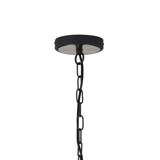 C-Lighting Hoath Pendant, 6+3 x E14, Anthracite/Satin Nickel - 59785