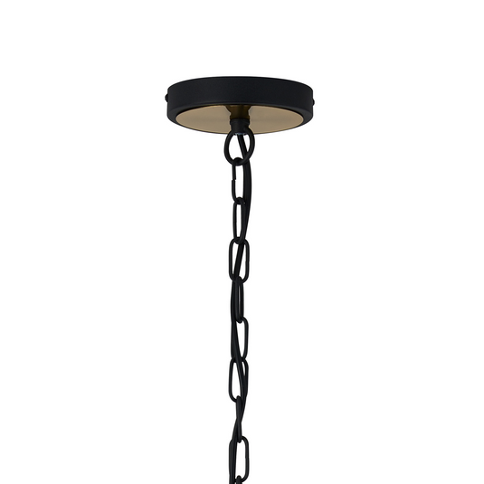 C-Lighting Hoath Pendant, 6+3 x E14, Black/Gold - 59786