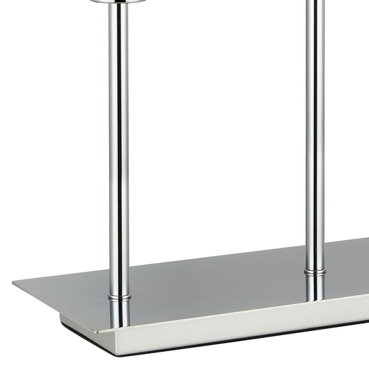 C-Lighting Capel Polished Chrome 3 Light G9 Rectangular Table Lamp, Suitable For A Vast Selection Of Glass Shades - 59802