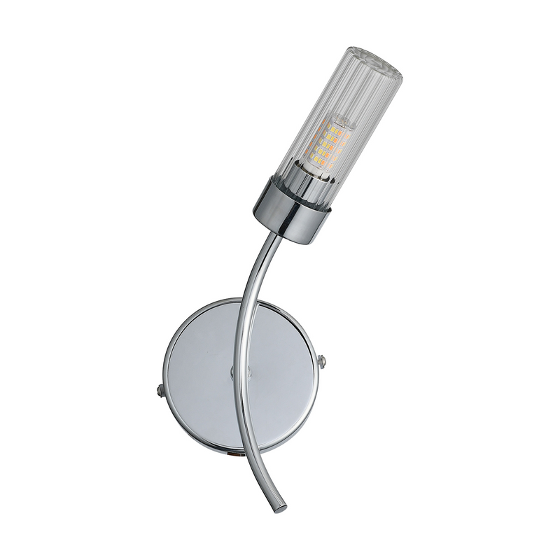 Load image into Gallery viewer, C-Lighting Babeny Right Wall Lamp, 1 Light G9, IP44, Polished ChromeClear Glass - 59823
