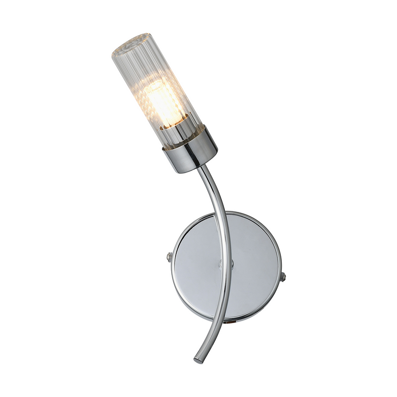 Load image into Gallery viewer, C-Lighting Babeny Left Wall Lamp, 1 Light G9, IP44, Polished Chrome/Clear Glass - 59826
